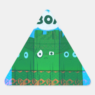 Adesivo Triangular Gráfico Inspiracional Engraçado Sou uma Arte de Te