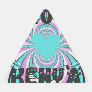 Adesivo Triangular Hakuna Matata Kenya