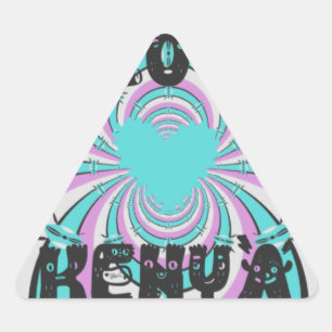 Adesivo Triangular Hakuna Matata Kenya