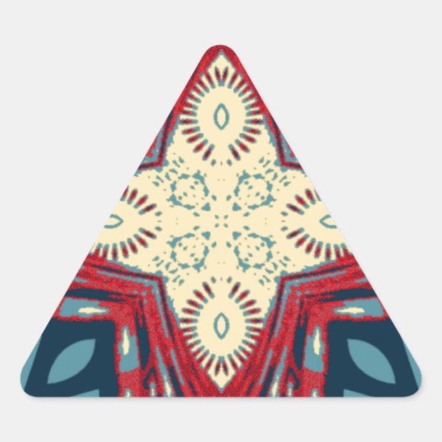 Adesivo Triangular Hakuna Matata Text Hope Abstrato (Frente)