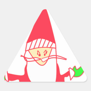 Adesivo Triangular Ho Ho Feliz Natal De Papais noeis.png