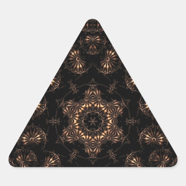 Adesivo Triangular Idade do Bronze Mandala  (Frente)