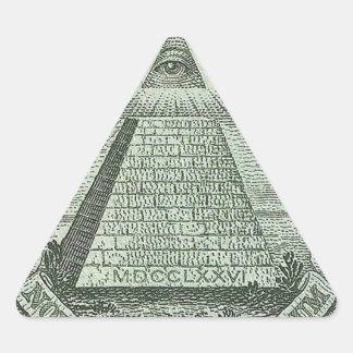 Adesivo Triangular Illuminati - Todos os olhos