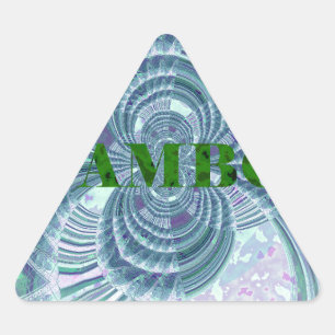 Adesivo Triangular Impressão de Arte Aurora Matata
