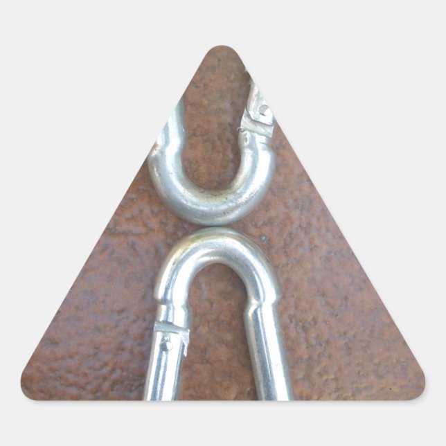 Adesivo Triangular infinito prateado (Frente)
