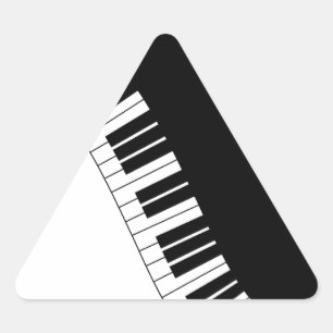 Adesivo Triangular Instrumentos de teclado Aziza