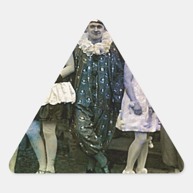 Adesivo Triangular Intervalo no Circo (Frente)