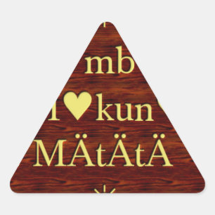 Adesivo Triangular jambo Hakuna Matata day Gifts.png