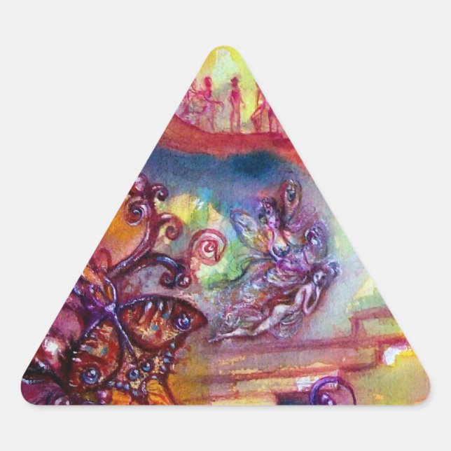 ADESIVO TRIANGULAR JARDIM DAS SOMBRAS PERDIDAS/ESCADAS MÍSTICAS (Frente)