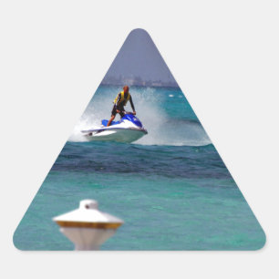 Adesivo Triangular Jet Ski Paradise