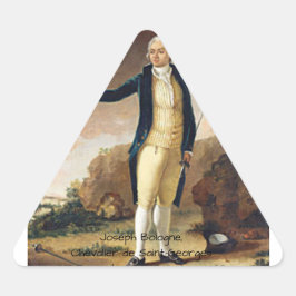 Adesivo Triangular Joseph Bologne, Chevalier de Santo-Georges