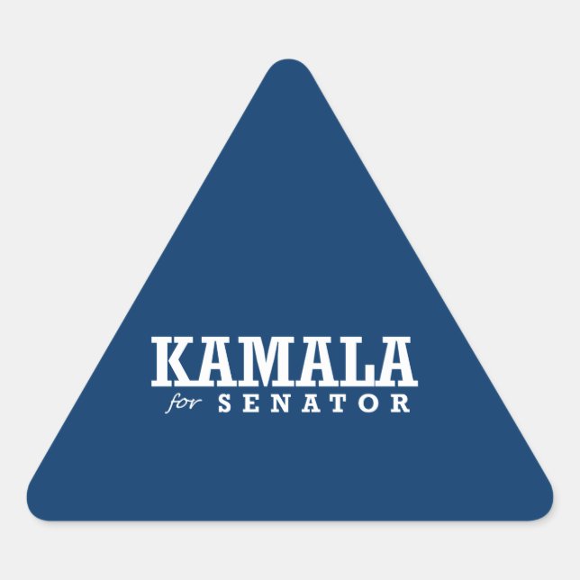 ADESIVO TRIANGULAR KAMALA PARA SENADOR (Frente)