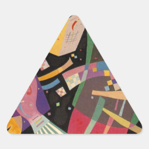 Adesivo Triangular Kandinsky Composition 10 Abstrato Painting