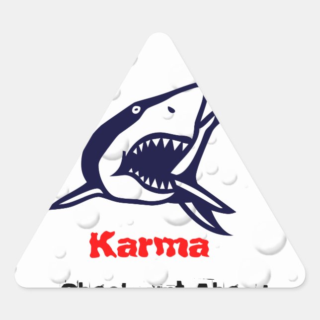 Adesivo Triangular Karma 1 (Frente)