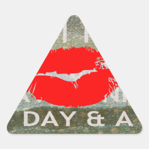 Adesivo Triangular Lábios Frescos, Elevação De Víblias: 'Mantenha-O F