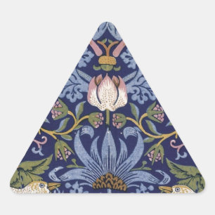 Adesivo Triangular Ladrão da morango de William Morris