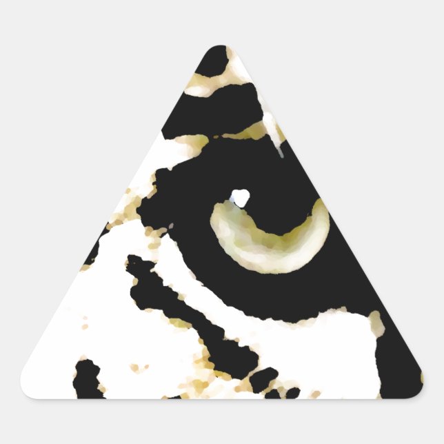 Adesivo Triangular Leopardo Eye (Frente)