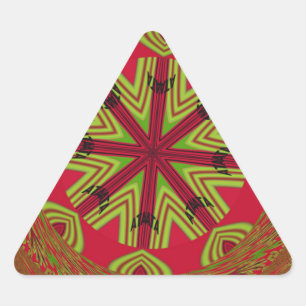 Adesivo Triangular Linda África Incrível pode Design tradicional
