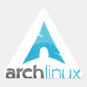 Adesivo Triangular Logotipo Arch Linux