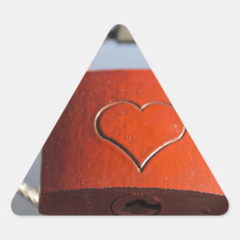 Adesivo Triangular Love Heart Padlock
