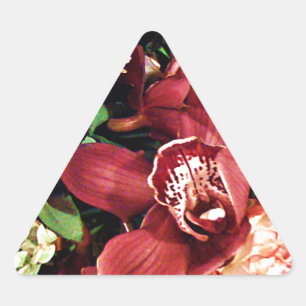 Adesivo Triangular Lover das Orquídeas_
