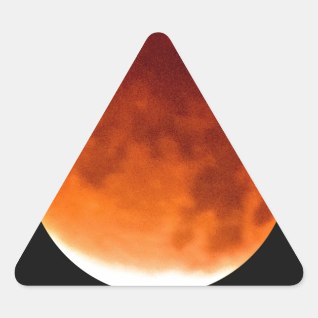 Adesivo Triangular Lua Vermelha Ascendente (Frente)