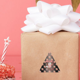 Adesivo Triangular Mãe Engraçado Cita Por Toda A Impressão