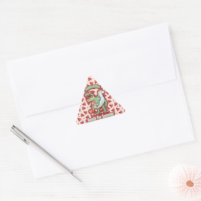 Adesivo Triangular Mãe Queen Floral (Envelope)