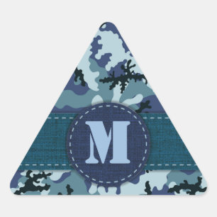 Adesivo Triangular Marinho