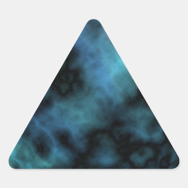Adesivo Triangular Mármaco Azul Faux (Frente)