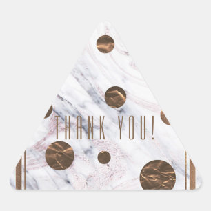 Adesivo Triangular Mármore Rodopio Dourado Rosa Bronze Cobre Favor de