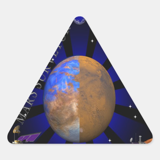 Adesivo Triangular Mars Surveyor 98 (Frente)