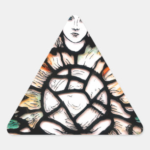 Adesivo Triangular Meditação em Cores