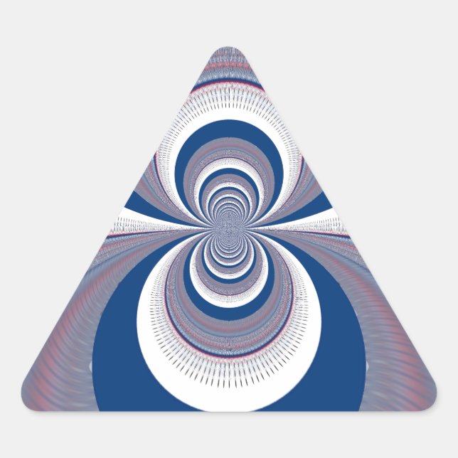 Adesivo Triangular Metade Azul (Frente)