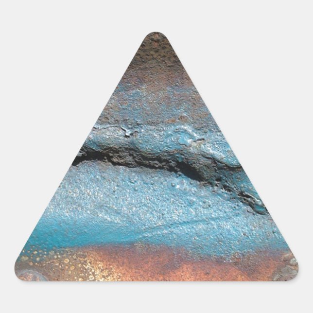 Adesivo Triangular Metais Oxidados (Frente)