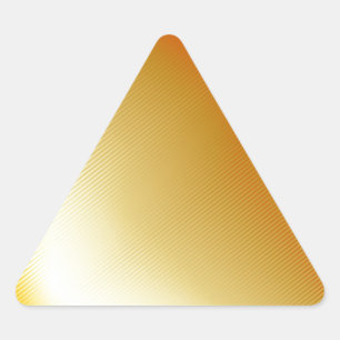 Adesivo Triangular Metal de ouro de alto grau