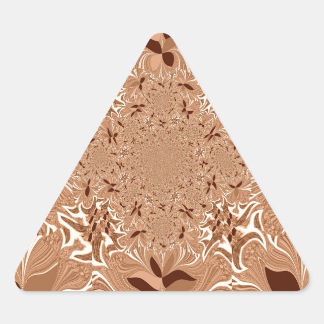 Adesivo Triangular Minhas Cores de Café da Manhã (Frente)