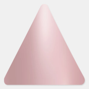 Adesivo Triangular Modelo de Glamor Moderno Elegante Dourado Rosa