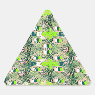 Adesivo Triangular Motivo Eco África – Arte Africana Inspirada na Nat