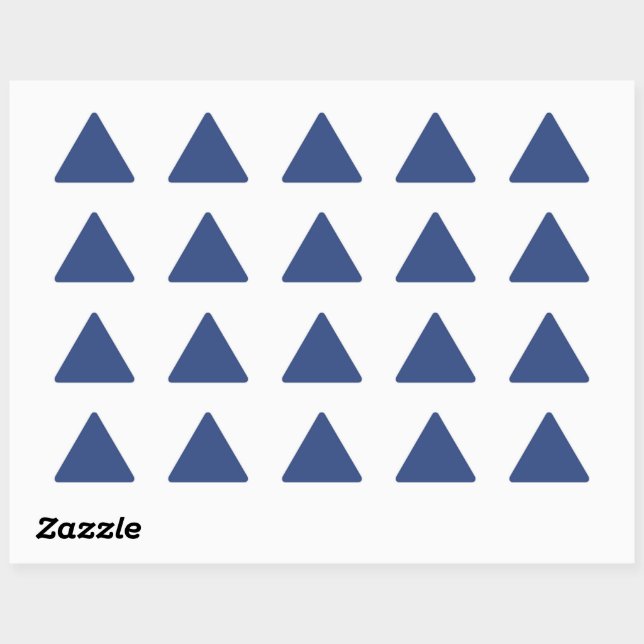 Adesivo Triangular Murugi Stationery Co. Azure Triangle Stickers (Folha)