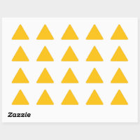 Murugi Stationery Co. Sticker de Triângulo Amarelo