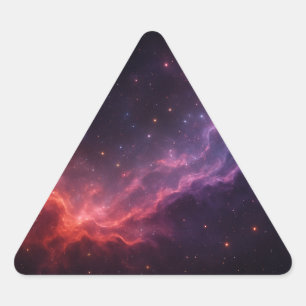 Adesivo Triangular Nebulosa Roxa