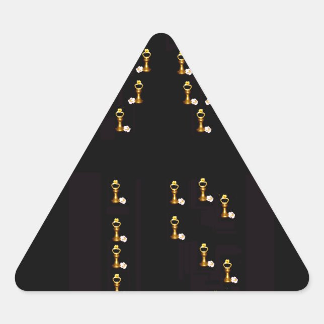 Adesivo Triangular O Amor (Frente)