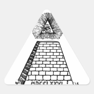Adesivo Triangular O grande selo dos Estados Unidos