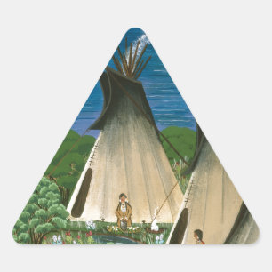 Adesivo Triangular O Lago Nez Perce ~ Wallowa