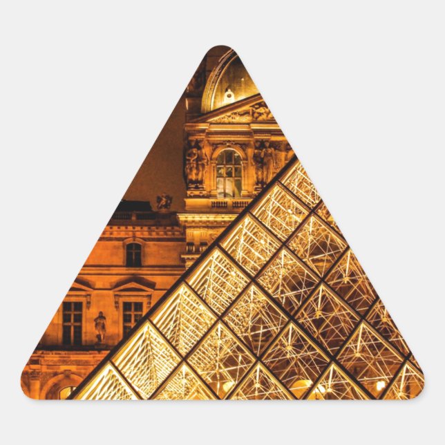 Adesivo Triangular O Louvre (Frente)