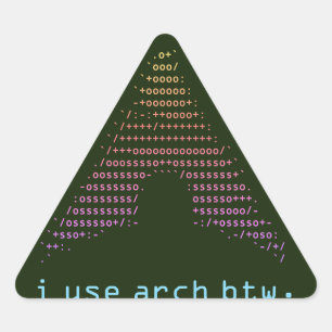 Adesivo Triangular Obscuridade do esforço - cor
