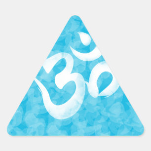Adesivo Triangular Om / Aum