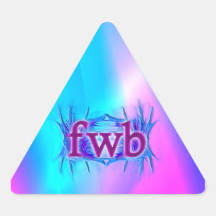 Adesivo Triangular OMG! fwb