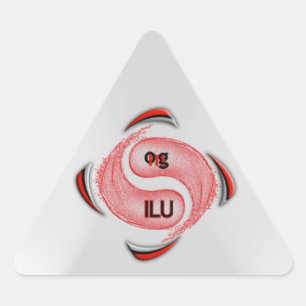 Adesivo Triangular OMG! ilu